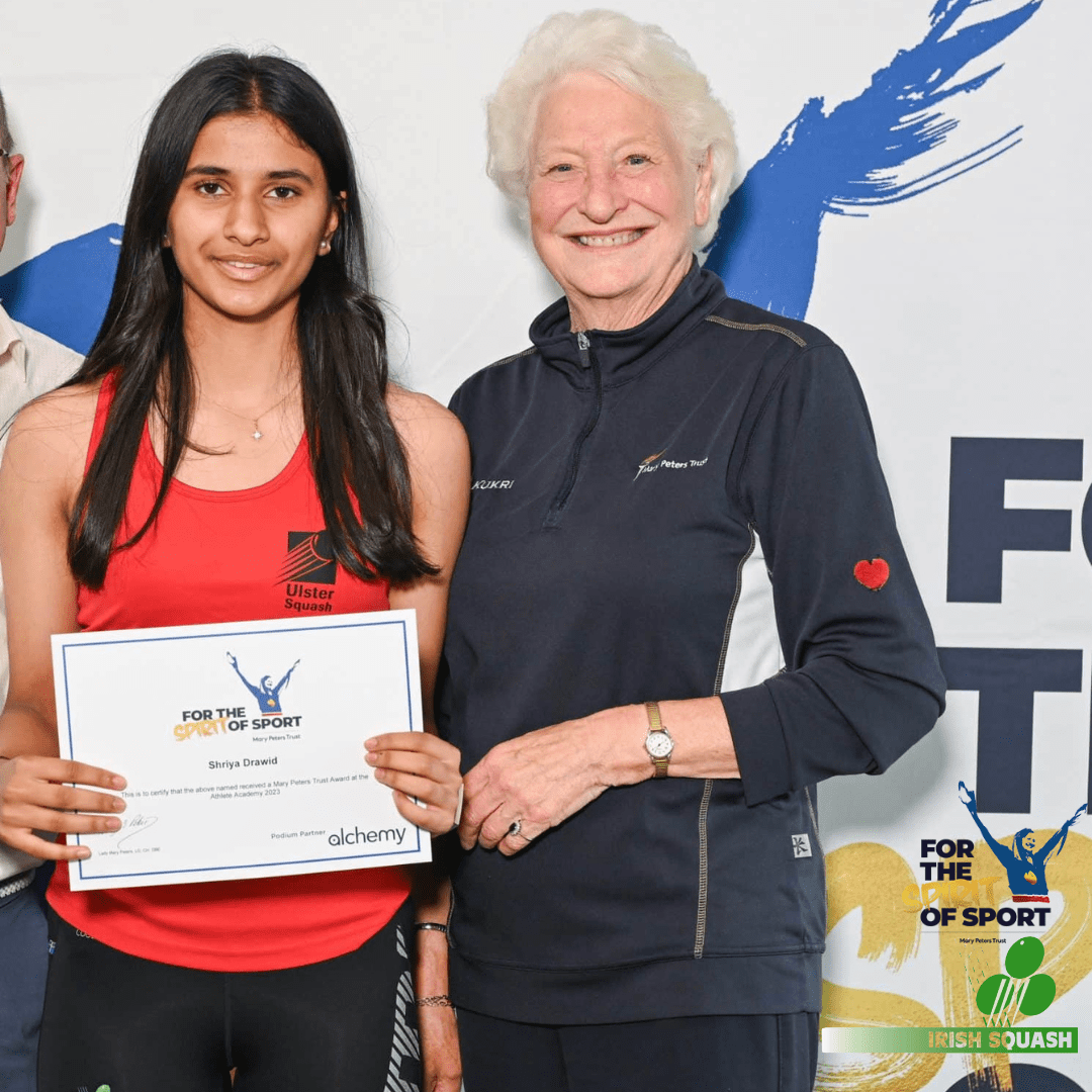 Belfast’s Shriya Drawid as a Mary Peters Trust athlete