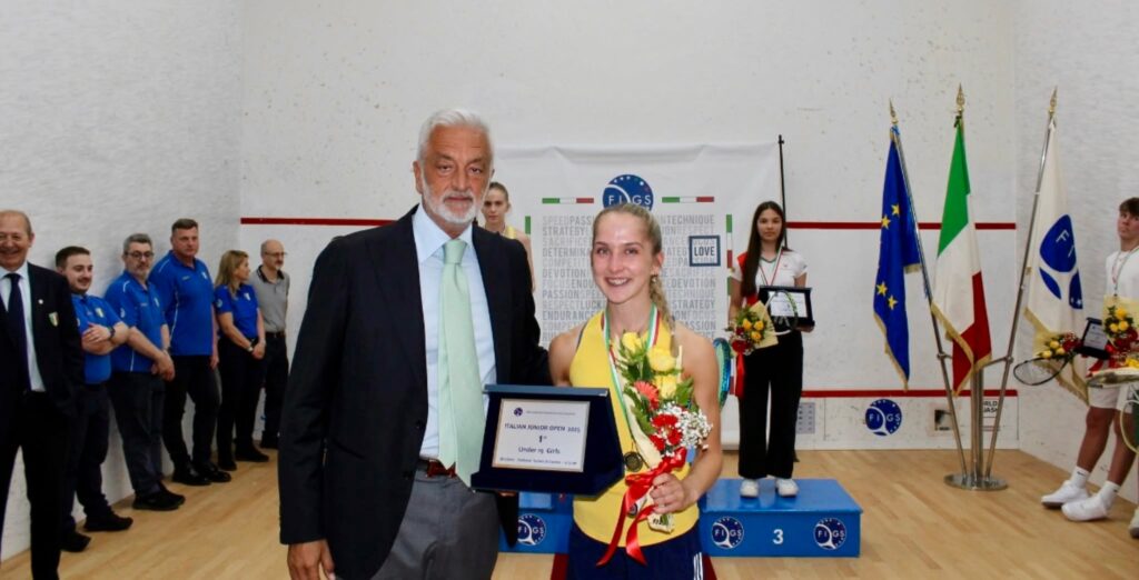 U19 title glory for Lydia McQuillan at Italian Junior Open, U17 podium finish for Zoe Yeomans