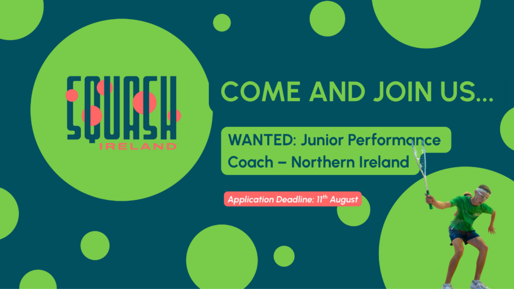 Job vacancy: Junior Performance Coach – Northern Ireland 
