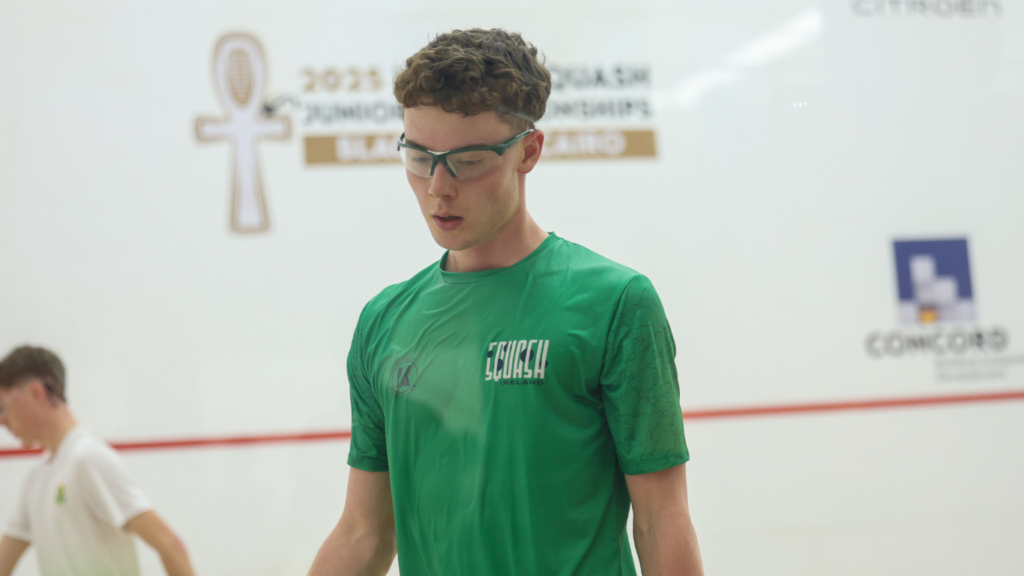 World Junior Squash 2025: Danny Lynch and Ella Walsh progress to Consolation Plate quarter-finals