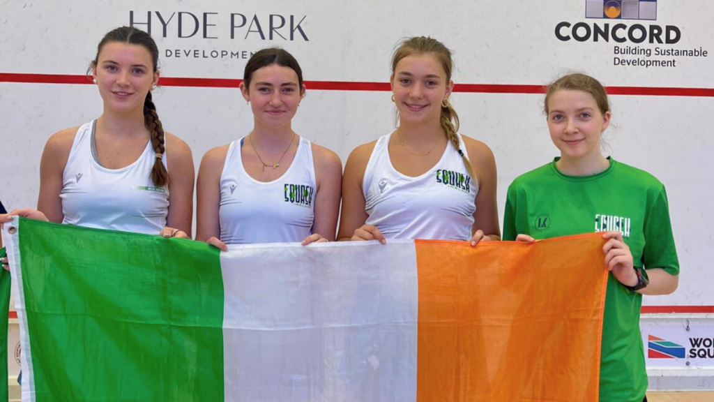 Ireland women beat Brazil at World Squash Junior Championships