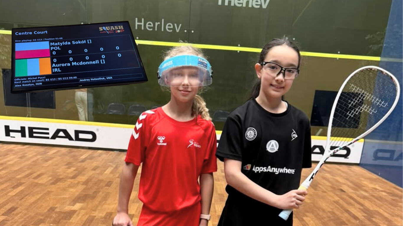 Aurora McDonnell wins GU13 Danish Junior Open with Harry Knox third in BU13