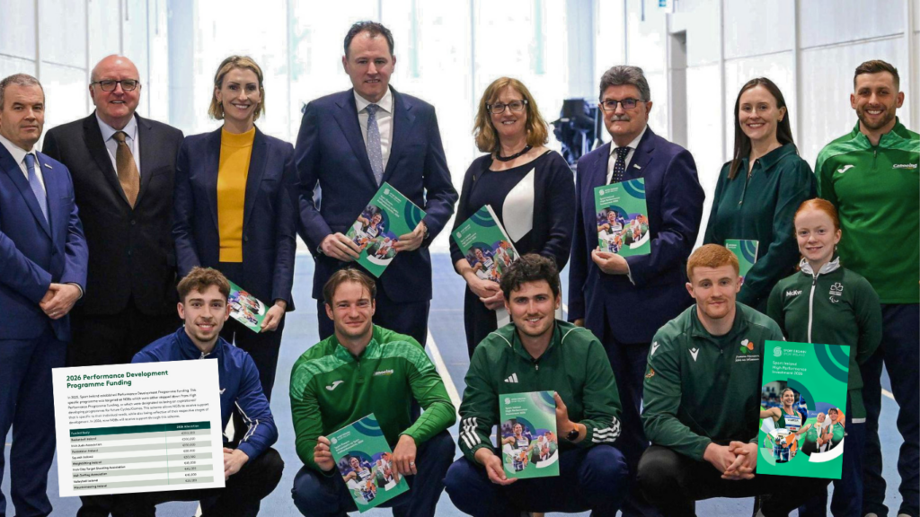 Squash Ireland welcome performance development funding from Sport Ireland