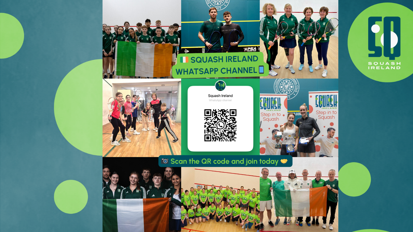 Squash Ireland WhatsApp channel