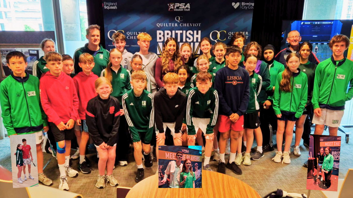 ‘Unique opportunity’ sees 25 Irish junior players experience very highest levels of pro squash at British Open